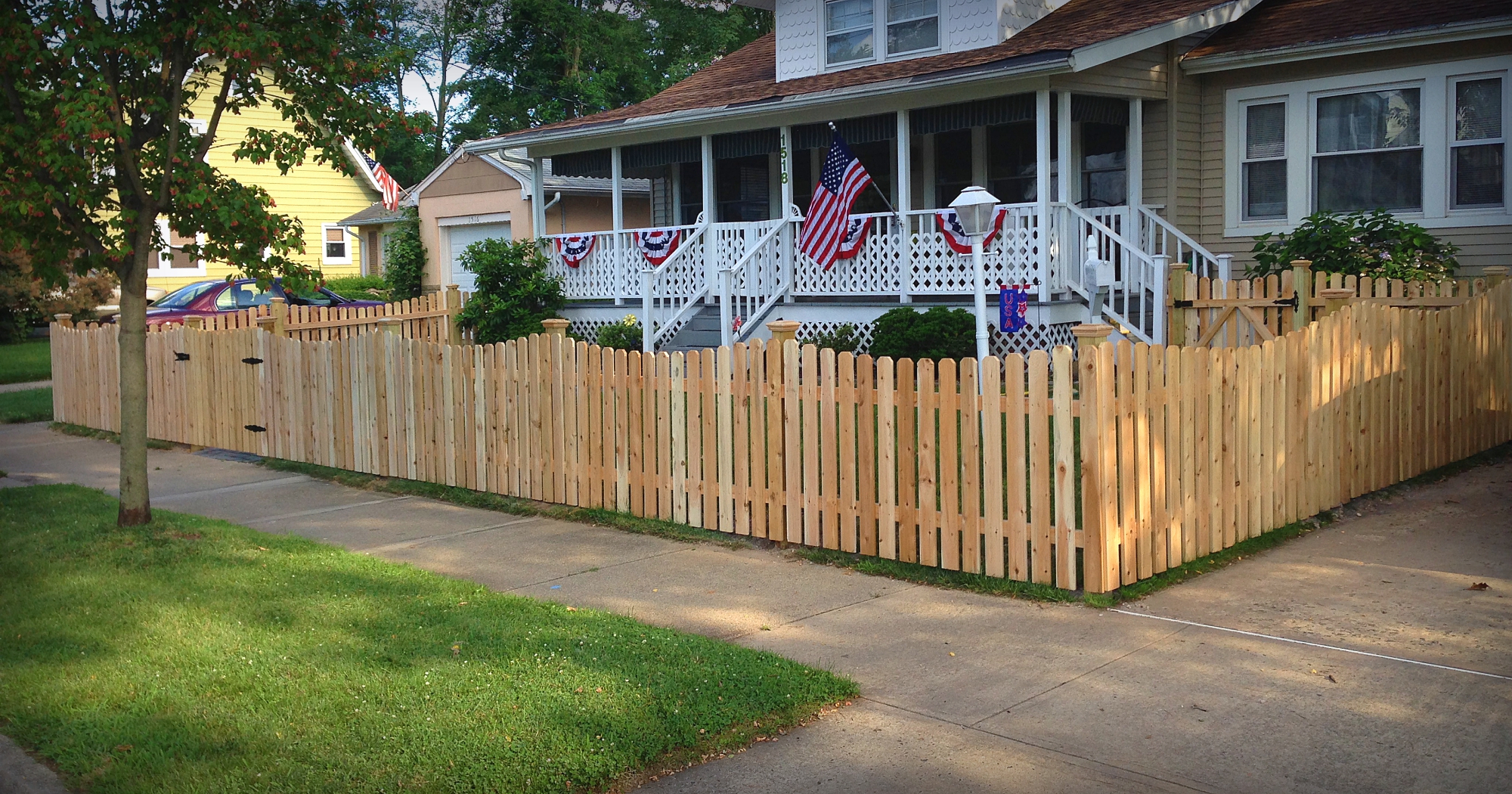 eh fence wood fence image slider